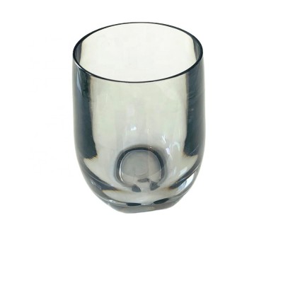 8oz/225ml Heavy Base Tumbler Stemless Unbreakable Party Drinking Cup Plastic Wine Glass