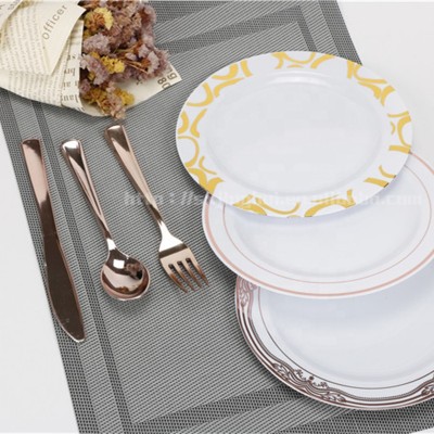 China supplier Disposable Plastic Lunch Plate Lunch Tray