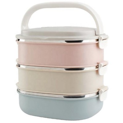 China supplier new design Lunch Box with lid food storage Meal Prep stainless steel food container